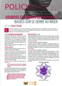 Lire la suite à propos de l’article Sources et Formes de VBG